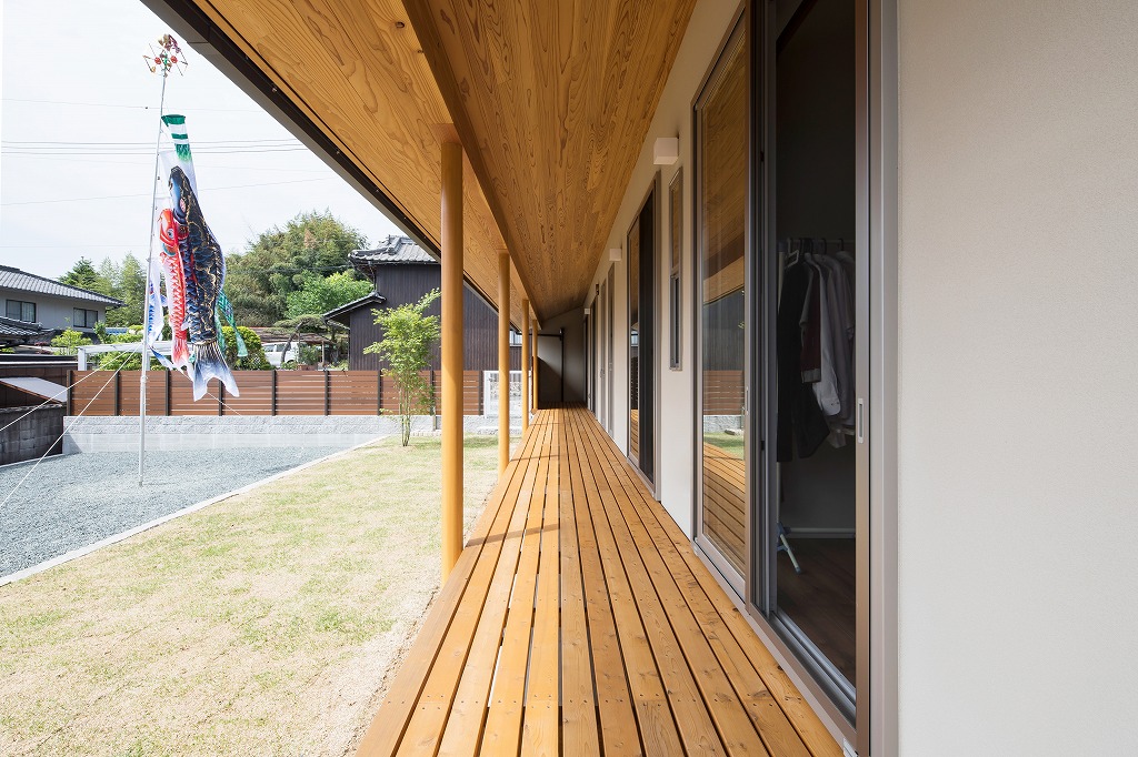 縁側のある平屋 Tamada工房 注文住宅福山でおしゃれな家を建てたいならtamada工房